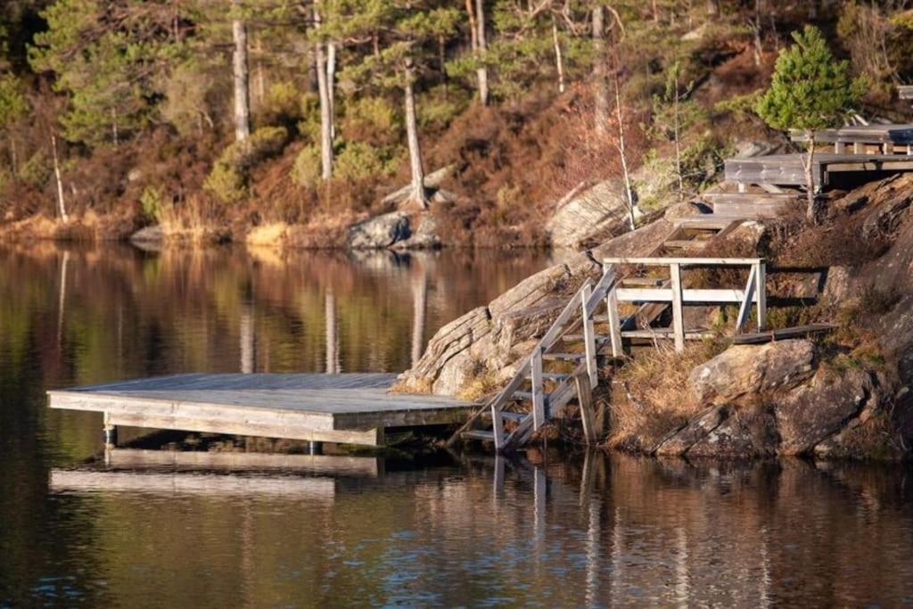 Romslig og fin leilighet 17 min til Kristiansand Centrum Nodeland Eksteriør bilde
